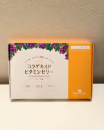 新田ゼラチンダイレクト【コラゲネイドビタミンゼリー〈グレープ味〉】 １箱（20g&times;15本）おやつ代わりにコラーゲンが摂れる『コラゲネイドビタミンゼリー』グレープ味🍇柔らかすぎない、ぷるっぷる&hellip;のInstagram画像