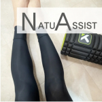 *住友ゴム工業株式会社さんのナチュアシスト　V字ウエストロング丈住友ゴムが考案した特許構造で着用時に骨盤まわりの筋肉バランスを整えて姿勢と体幹もサポート♪ダブルで嬉しい骨盤ベルト一体型イ&hellip;のInstagram画像