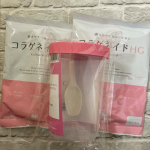コラーゲンの専門店 新田ゼラチンダイレクト様よりいただきました。健康のコラゲネイドシリーズ『コラゲネイドHG 』「コラゲネイドHGつめかえ用パック2袋」に 「つめかえ用ボトル」と「専用スプーン1&hellip;のInstagram画像