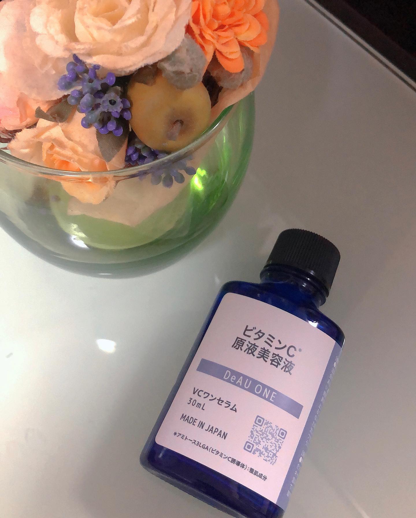 口コミ投稿：🩵💙朝の洗顔後、夜のお風呂上がりに最近使い出した美容液。進化型ビタミンＣ誘導体の…