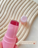まるでグミみたい♡゛mamicosme グミティント新色のストロベリーローズをお試しさせていただきました🍓⁡ぽんぽんとするだけで簡単🫶🏻触るとぷにぷにしてる！チークとしてもリップとしても使&hellip;のInstagram画像