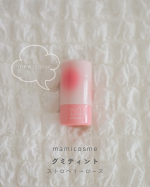 （@mamicosme_official ）▫️mamicosme▫️グミティント （04ストロベリーローズ）見た目も中身もかわいい、ぷにぷにしたリップ＆チーク🍓シアーな発色だからこそ色&hellip;のInstagram画像