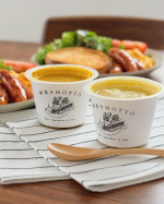 𓂃✍︎⁡いつものランチに冷たいカップスープをプラス⁡【 野菜をMOTTO 】夏季限定冷製ポタージュ⁡・北海道産「えびすかぼちゃ」のしっとり冷たいポタージュ・北海道産「さやかじゃがいも」&hellip;のInstagram画像