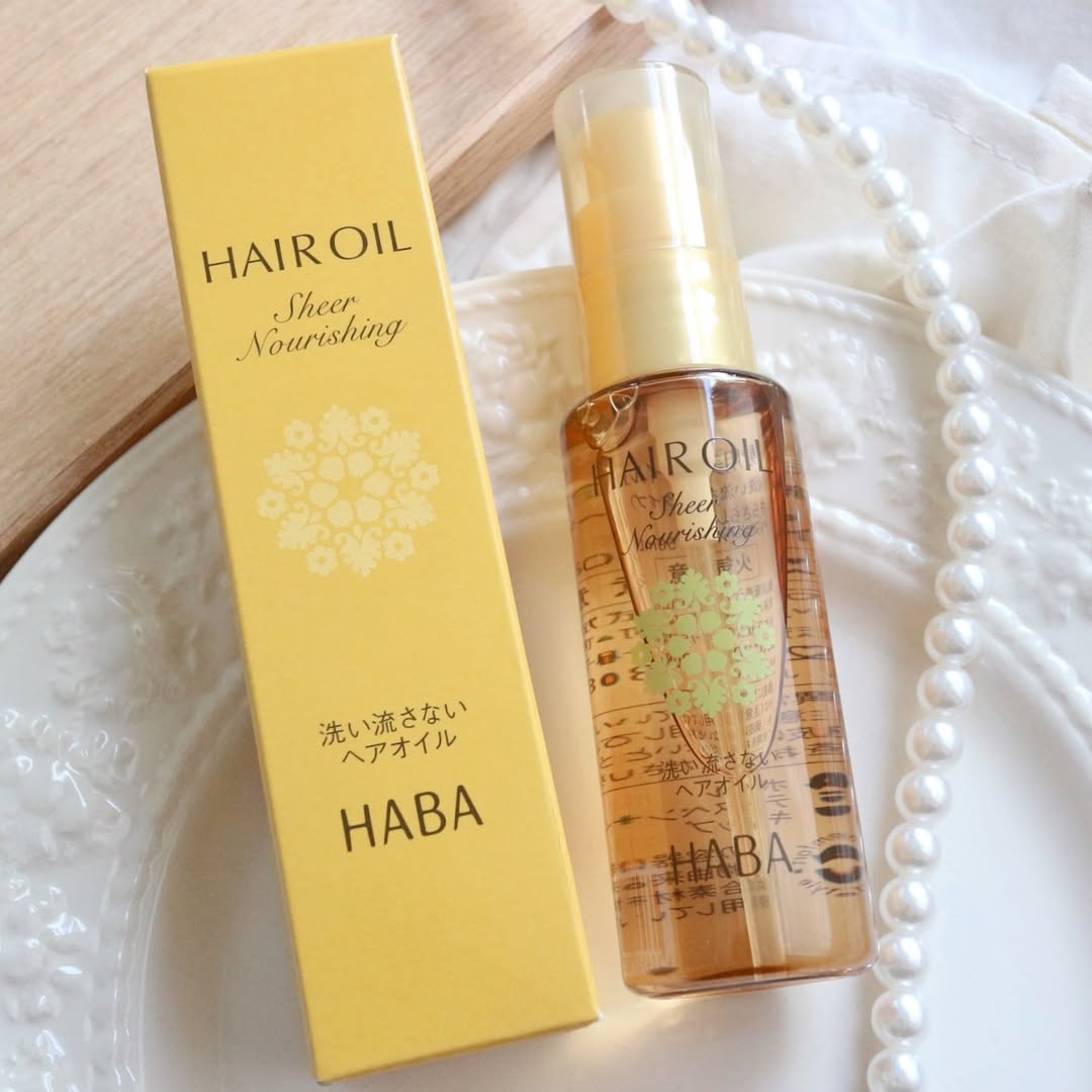 口コミ投稿：.HABA さらさらしっとりヘアオイルは髪のダメージを補修する洗い流さないヘアオイル✨…
