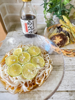 @monipla_official 様より(*&acute;˘`*)♡「寺岡家のぜい沢なめんつゆ」をご提供頂きモニターさせて頂きました😋夏の暑い日にはすだちうどんでさっぱり👍&acute;-「寺岡家のぜいたくなめんつ&hellip;のInstagram画像