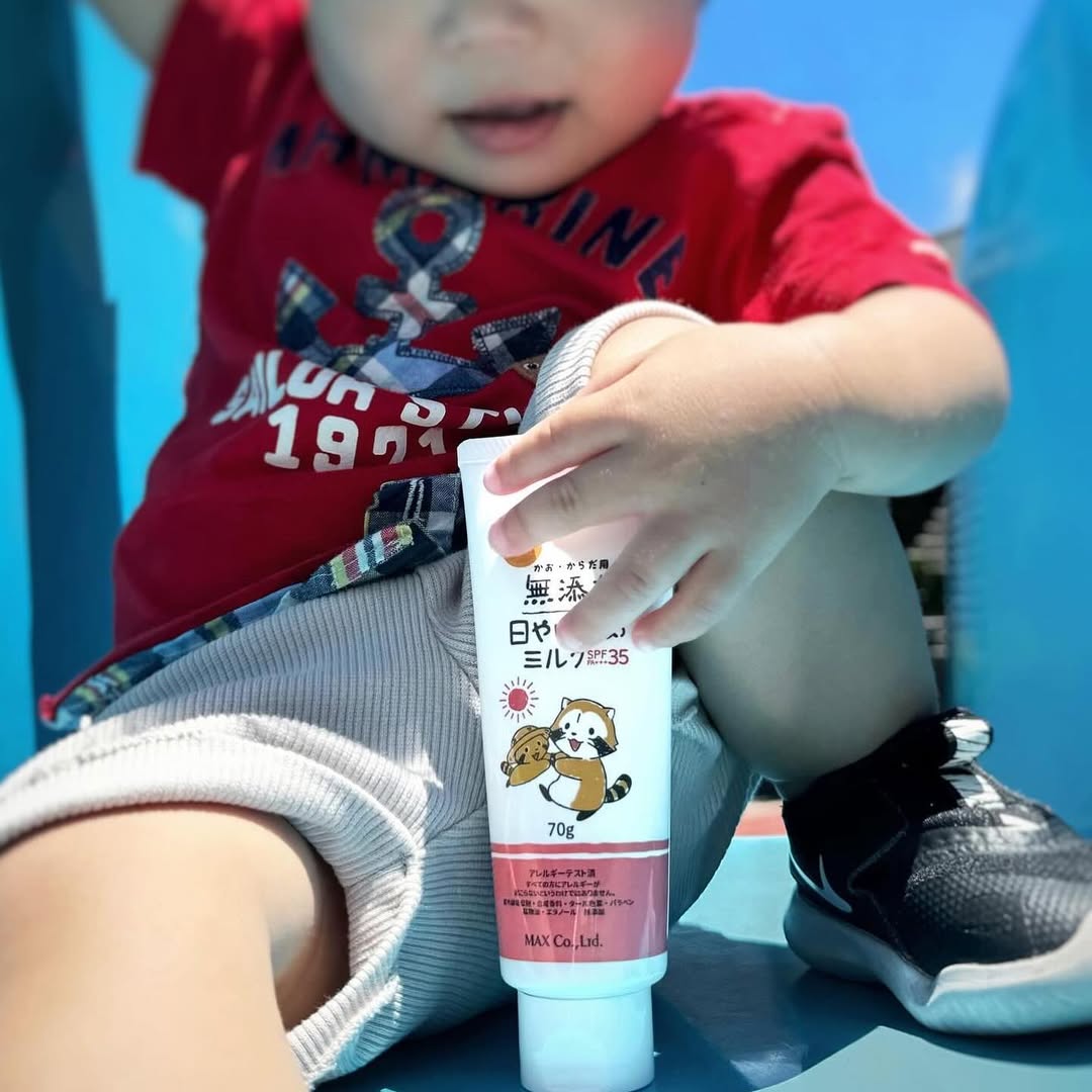 口コミ投稿：☀︎ 親子でやさしいUVケア ☀︎無添加　日やけ止めミルク敏感なお肌にやさしい赤ちゃん…