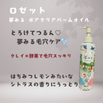 🫧🧼毛穴も気分もとろける魔法🫧🧼ゆめかわなパケにきゅんっ💗夢みる ポアクリアバームオイルハチミツレモンみたいなシトラスの香り🍯🍋に癒されながら毛穴の黒ずみ※をごっそりとろけ落としてくれる神&hellip;のInstagram画像