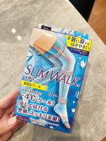 スリムウォーク　美脚ロング　夏限定クールをモニターさせていただきました。接触冷感糸使用で-4℃※1クール！涼しくはける着圧ソックスです。※1 発汗シミュレーションにより、太もも部生地にて模擬皮&hellip;のInstagram画像