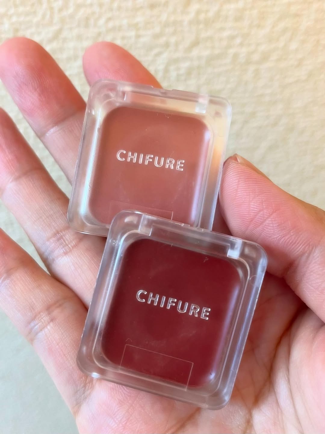 口コミ投稿：ちふれの『リップ ＆ チーク バーム』PK40とRS40の2色を使ってみました。PK40は、や…