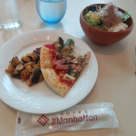 幕張メッセManhattanHOTEL久々lunch#PR #野菜をMOTTO #野菜をもっと #野菜スープ #カップスープ #冷たいスープ #monipla #monmarche_fanのInstagram画像