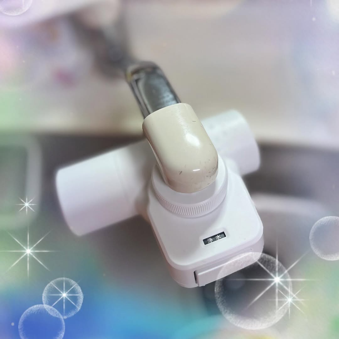 口コミ投稿：🩵蛇口直結型浄水器 mini Neo🩵初心者でも取り付けが簡単で、原水と浄水はワンプッシュ…