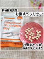 気になるお腹周りに🫣💦▶新谷植物発酵 お腹すっきりケア 30日分(60粒)お試しさせていただきましたー！夏休みは娘の誕生日、帰省、旅行、とイベントもりもり🥳いっぱい食べる機会も&hellip;もりもり( &hellip;のInstagram画像