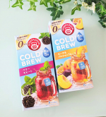 気になってた「ポンパドールコールドブリュー」を試してみたよ！今回お試ししたのは&hellip;🍑ピーチ&パッションフルーツ🫐ベリーモヒートコールドブリューなのでお水（水出し）で作れるよ！ポイ&hellip;のInstagram画像