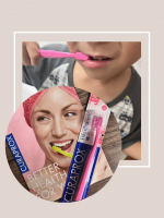 ＊...クラプロックスさまの《キッズ用歯ブラシ》を使用させていただきました🪥スイス🇨🇭生まれの歯ブラシで全世界90カ国もの国々で取り扱いのある歯ブラシ.ヘッドはコンパクトなので4,５&hellip;のInstagram画像