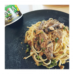 &hellip;&hellip;&hellip;#サババジル を使って#サバ缶のペペロンチーノ#サバ缶とトマトのパスタ を作りましたオリーブオイルでニンニクを炒めて#サバ缶 を丸ごと入れると#ペペロンチーノ#トマト苦手 &hellip;のInstagram画像
