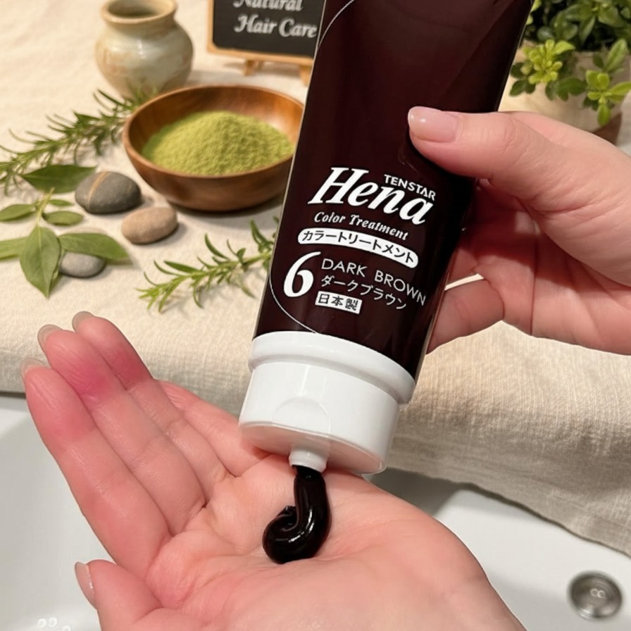口コミ投稿：白髪ケアも髪のダメージケアも同時にしたい方へ🌱「テンスターヘナ カラートリートメ…