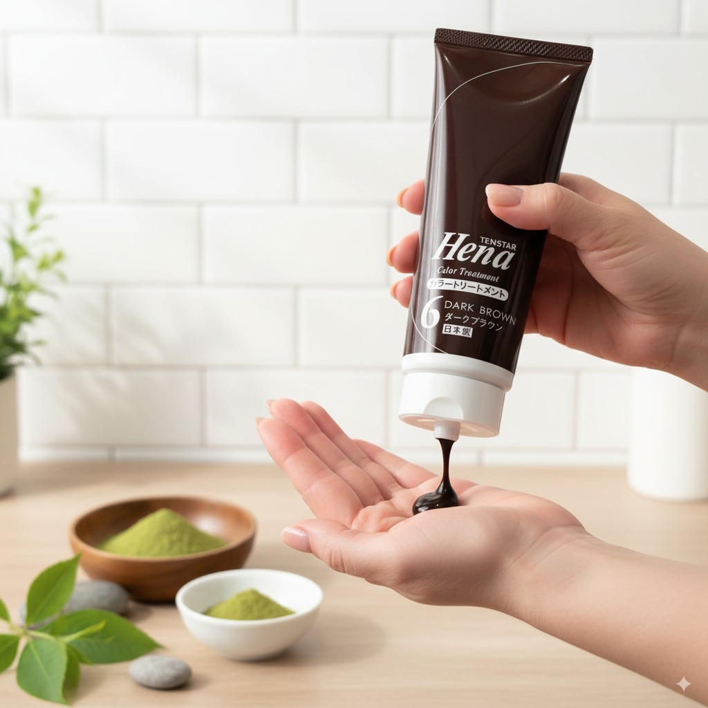 口コミ投稿：🌿✨ 自宅で簡単サロン級！テンスターヘナ カラートリートメントで感動のツヤ髪へ！⁡お…