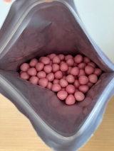 口コミ：おやつ感覚でおいしい♡カルシウムグミV+（イチゴ味）の画像（2枚目）