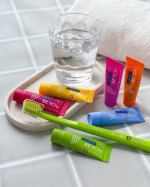 𓂃𓈒⋆✽⁡〈クラプロックス ビー・ユー〉歯ブラシ＋歯みがきボックスセット🪥✨⁡フレーバー＆カラーは全部で6種類🌈・ブルーベリー＋リコリス・ピンクグレープフルーツ＋ベルガモット・ウォータ&hellip;のInstagram画像