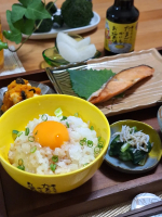 .おはようございます☀️TKGで朝ごはん🥚🍚...て今朝ではないのですが💦投稿渋滞中につき、たまには朝からpost してみたり😜@teraoka_soy_sauce 様からいただいた「&hellip;のInstagram画像