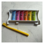 CURAPROXクラプロックス　ビーユーピンクグレープフルーツ+ベルガモットブルーベリー+リコリスピーチ+アプリコットアップル+アロエウォーターメロンオレンジカラフルな歯磨き粉6個&hellip;のInstagram画像