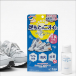 気になる靴の臭いに・・・クリアシスト👌🏻 ̖́-︎1本14g / 約14回分使用量目安▪片足7～9回⚠️振り入れちゃいます〜足汗を吸収し、ムレを軽減するシリカを配合♩特許配合の消臭パウダ&hellip;のInstagram画像