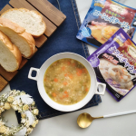 レンジで約1分温めるだけのごちそうスープ✨清水食品さんの素材の味を活かしたごちそうスープシリーズをお試しさせていただきました❣️これからの寒い季節に体が温まるスープは嬉しい😃🎶お試しさせて&hellip;のInstagram画像