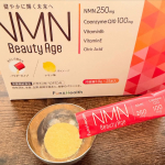 ⁡NMN Beauty Age❤️⁡コエンザイムQ10や次世代栄養成分「NMN」等6種類のトレンド成分をオリジナル配合❣️⁡水なしでさっと飲めるのがいいね💕持ち運びに便利なスティックタイプ&hellip;のInstagram画像