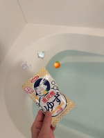 .温泉撫子 重炭酸の湯ゆず(@ishizawalab )＼ほっとひと息、おうちで温泉気分／疲れたな〜ゆっくりしたいな〜ってときにおひとつドボン！🛁しゅわしゅわ〜と溶け出して良い香りに&hellip;のInstagram画像