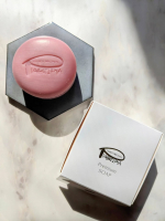 ピアベルピア　プレミアムソープを使ってみました✨＼濃密泡で洗う✨弱アルカリ性石鹸🫧／まあるい手ひらサイズのピンクのかわいい石鹸です🩷純石鹸成分をベースに、プラセンタエキス※1やムラサキ根エキ&hellip;のInstagram画像