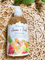 ✩.*˚【アミノ＆フルーツ オールインシャンプー】のご紹介です🧴こちらのオールインシャンプーは、アミノ酸洗浄成分＋天然の洗浄成分（ソープナッツ）の優しい泡で洗い上げてくれる一本&lrm;です🤍🧡オール&hellip;のInstagram画像