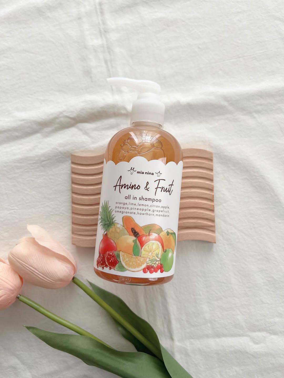 口コミ投稿：親子で使えるオールインワンシャンプー🧸🫧mia ninaアミノ＆フルーツ オールインシャン…