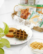 🌿💚ミツカンの新ブランド「Fibee」の12種スターターセットが届いたよ！！今回のセットは🧇ワッフル 5種🍩バウムクーヘン 2種🍪ビスキュイ🥣グラノーラ🥤ドリンク 2種🍛カレー&hellip;のInstagram画像