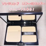 cosmejitan 様の商品を紹介します‼︎アンジエンド　ステージパウダー人気のパウダーファンデーションがリニューアル ！プロも愛用している超微粒子パウダーファンデーション★75種の&hellip;のInstagram画像