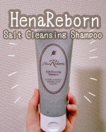 #prソルトで洗うシャンプー初体験🧂✨【テンスター HenaReborn ソルトクレンジングシャンプー】を使ってみたら&hellip;衝撃だった！シャーベットみたいなソルトスクラブを泡立てると、サラリとした&hellip;のInstagram画像