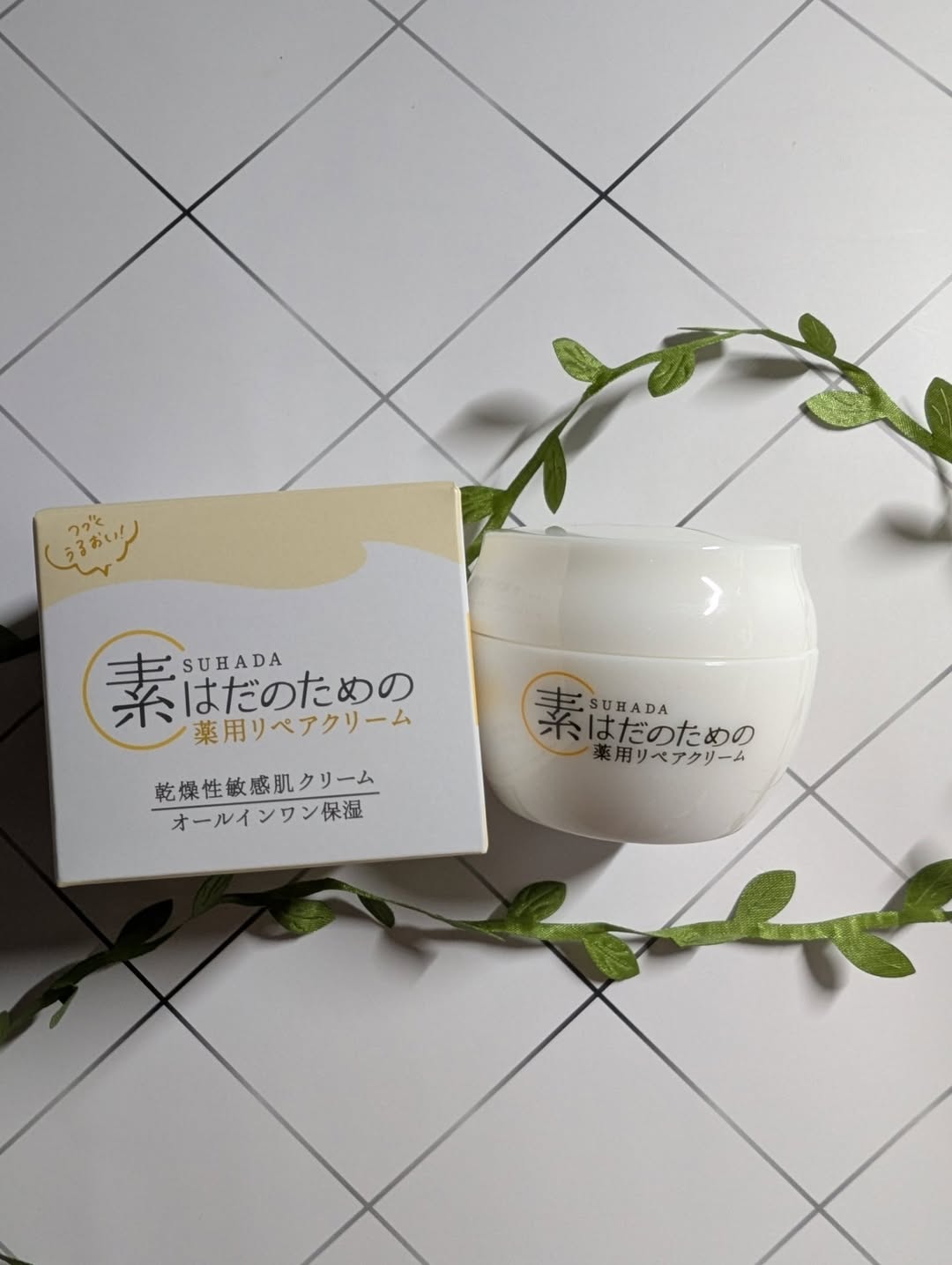 口コミ投稿：【素はだのための薬用リペアクリーム】敏感肌、乾燥肌の方への薬用肌荒れ予防クリー…