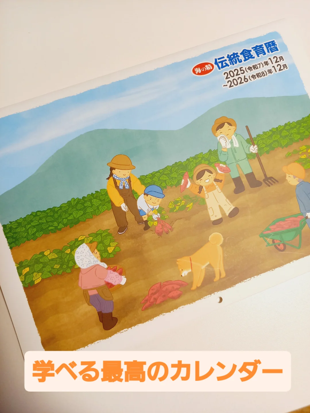 口コミ投稿：食育もできちゃう最高のカレンダー🎵「伝統食育歴」お塩はもちろんのこと、にがりもわ…