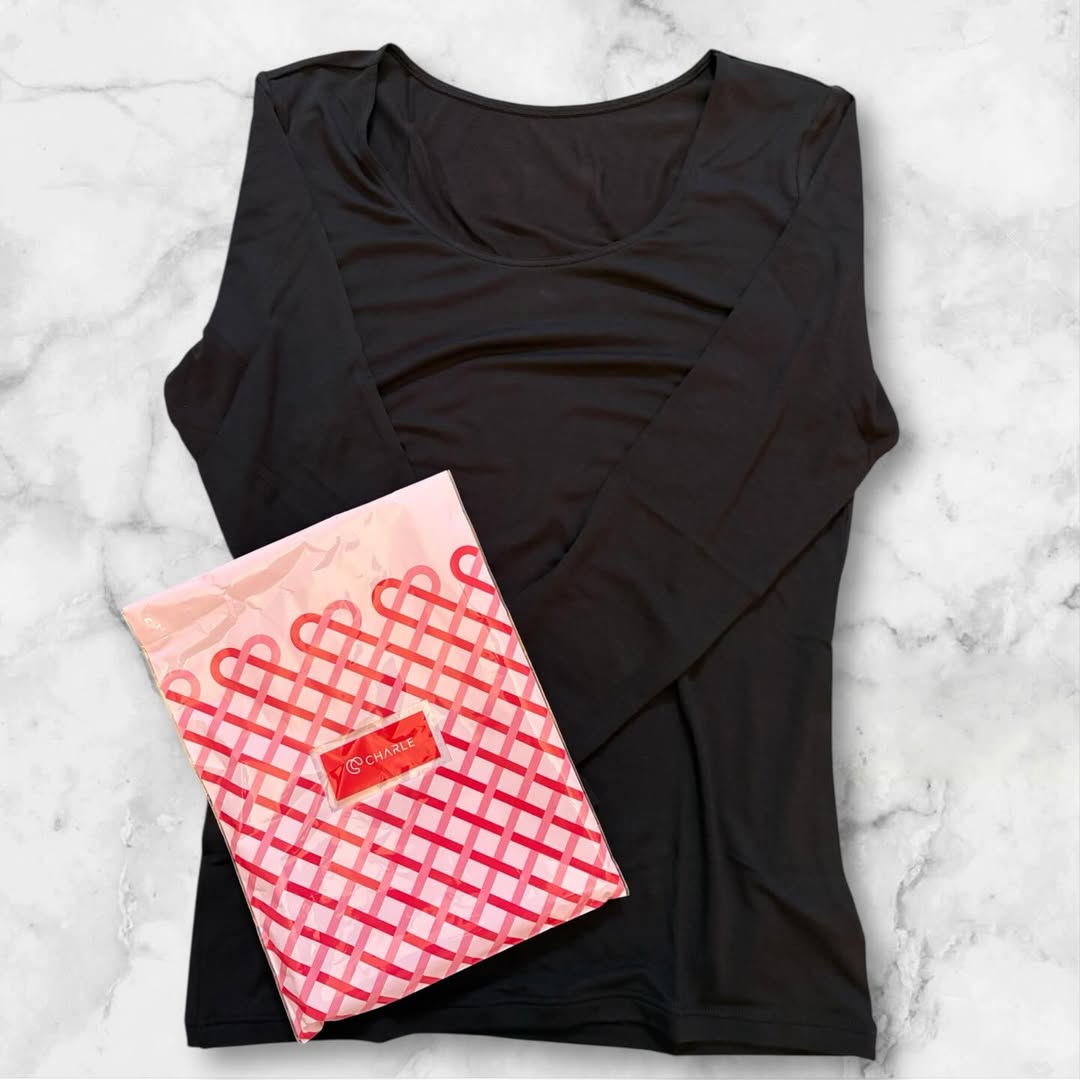 口コミ投稿：ふわっと暖かく、すっきり軽やか🤍美と健康のシャルレ薄手やわらかインナー（長袖）着…