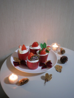 🎄🩷おうちクリスマスケーキ˚✧₊⁎この時期、ワクワクすぎる◡̈共立食品のキット使って簡単に作れた♡また作りたい〜🐶🤎#PR #共立食品株式会社 #共立食品 #クリスマスミニケーキキッ&hellip;のInstagram画像