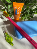 ..旅行用トラベルセット 　　【クラプロックスビーユー】　　　クラプロックス トラベルセットは、コンパクトで持ち運びやすいデザイン🧑&zwj;🎨＜セット内容＞　 ・歯ブラシ（CS5460トラベ&hellip;のInstagram画像