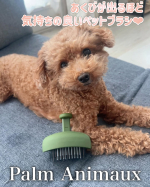 あくびが出るほど気持ちの良いペットブラシ🐶パルムアニモを愛犬に使ってみたよ！ペットブラシに革命が起きそうなかも😳うちのわんこ、ブラシするのが嫌いでそんなわんちゃんも猫ちゃんもすごく多いと思う&hellip;のInstagram画像