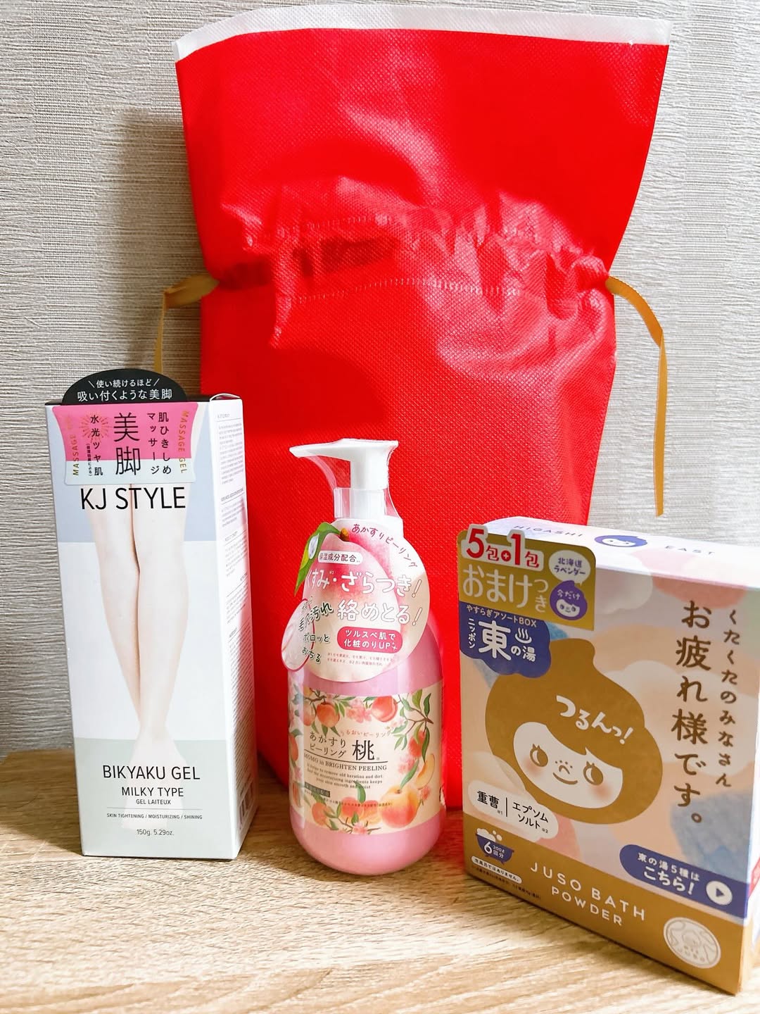 口コミ投稿：⁡\  冬のカサつきボディスベスベセット✨ /⁡⁡❥ あかすり物語　ピーリングジェル桃　BI…