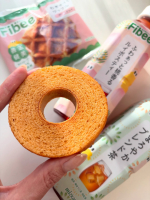 美味しい繊維✨ 美容にFibee このほろあまバウム、発酵性食物繊維が3gも‼️ おからや玄米、オリゴ糖やイヌリンまで配合。 よくある甘すぎる味ではなく、ほんのりした甘さが嬉しい💓 &hellip;のInstagram画像