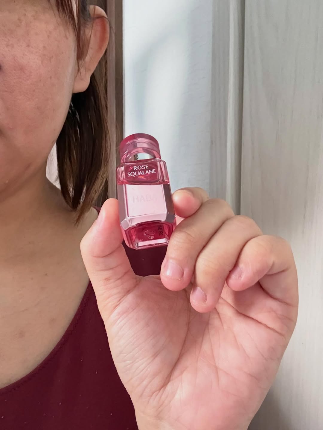 口コミ投稿：HABAのローズスクラワンを引き続き使ってみてます🎶顔だけじゃなく、身体にも使えるの…