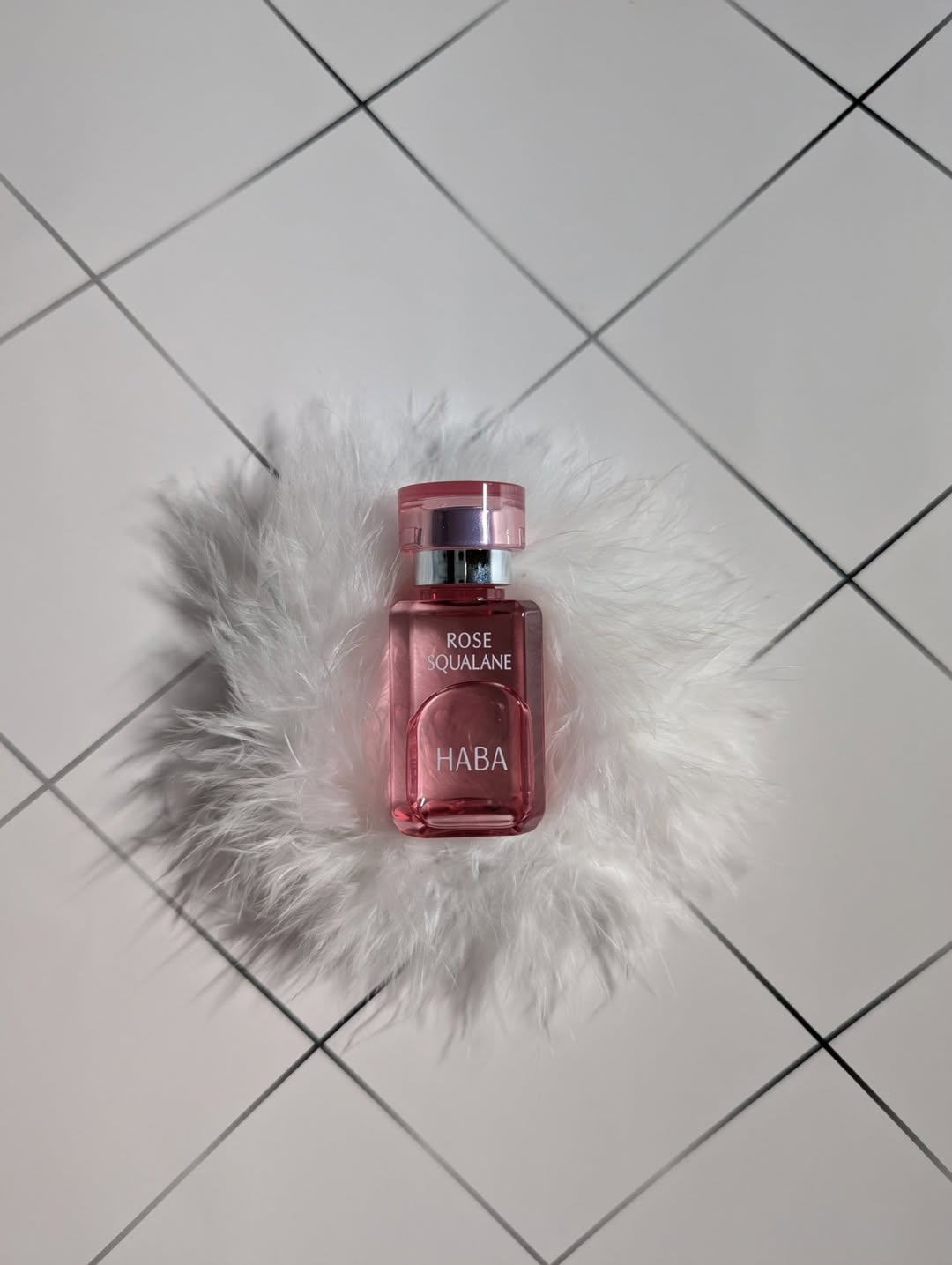 口コミ投稿：【HABA】ROSE SQUALANE・ローズスクワラン蓋を開けた時、摘みたての生花のようなダマ…