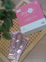 .  　˗ˏˋ  潤姫桃子 ˎˊ˗飲むセラミド🍑𓂃 𓈒𓏸　100%国産米由来のグルコシルセラミド1.8mg配合されていて、美容に嬉しいコラーゲン&ビタミン✨　　すぐ口の中で溶けて、飲み&hellip;のInstagram画像