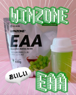 🏃&zwj;♀️💧 WINZONE EAA（600g）🥤✨✨EAAって「苦い」「飲みにくい」イメージあったんだけど&hellip;これは スポドリ感覚でゴクゴクいけました👏私が飲んでみたのは💚ソルティマスカッ&hellip;のInstagram画像