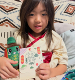 松寿の宝湯のキャラクター、松ちゃん（しょうちゃん）💓おめめがとっても可愛い🥺松寿の宝湯の入浴剤と松ちゃんと♪入浴剤は、森林を感じられる色合い、そして香り🌲癒される〜🍃そして松ちゃんにも&hellip;のInstagram画像