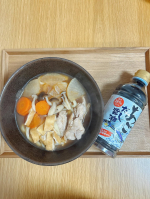 ⭐︎冬に食べたくなる煮込みうどん🍲寺岡家様のあごだし醤油を使って作ってみました💭💭ぜひみなさんも作ってみてください🫢寒い冬にぴったりのレシピです！煮込みうどん 2人分　材料うど&hellip;のInstagram画像