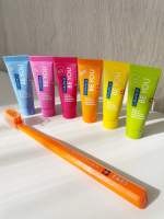 スイス発🇨🇭口腔ケアブランドのCURAPROX。カラフル歯ブラシで有名ですが、歯みがきもとにかくキラキラでかわいい✨☺︎ブルーベリー+リコリス☺︎ピンクグレープフルーツ+ベルガモット☺︎ウ&hellip;のInstagram画像